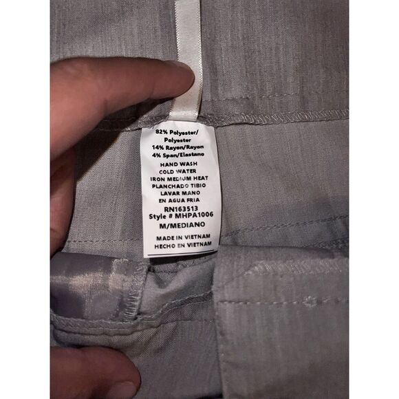 NEW Y2K Design By Olivia Women's Relaxed Boot-Cut Pants Trousers Gray M Medium - Picture 4 of 4